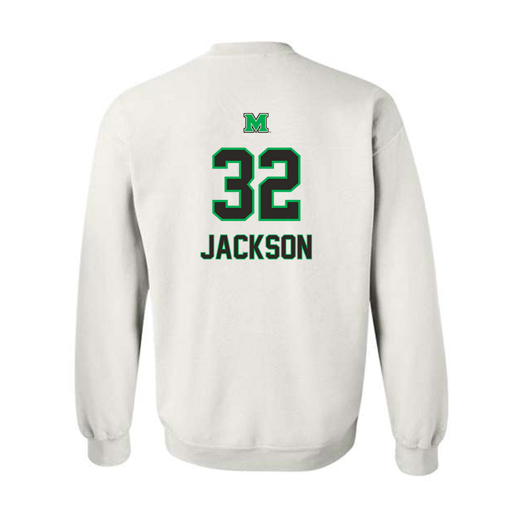 Marshall - NCAA Baseball : Peyton Jackson - Generic Shersey Crewneck Sweatshirt-1