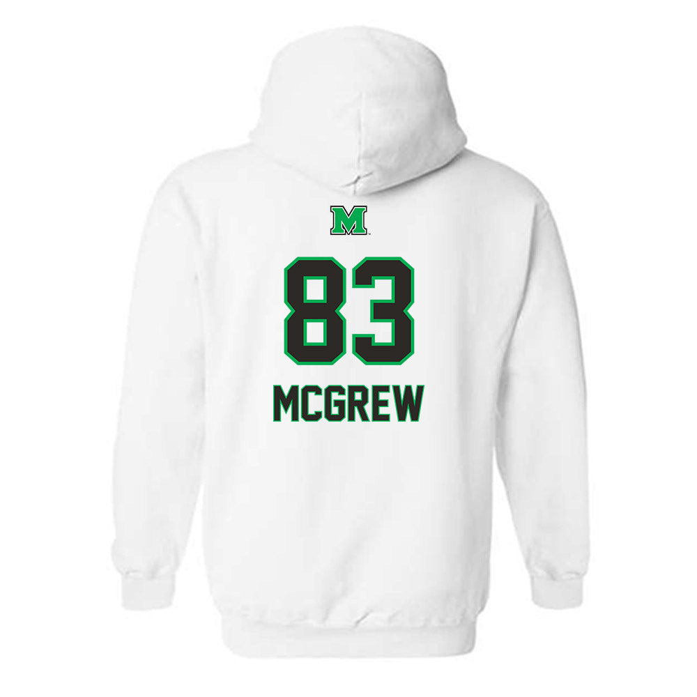 Marshall - NCAA Football : Rhett Mcgrew - Generic Shersey Hooded Sweatshirt-1