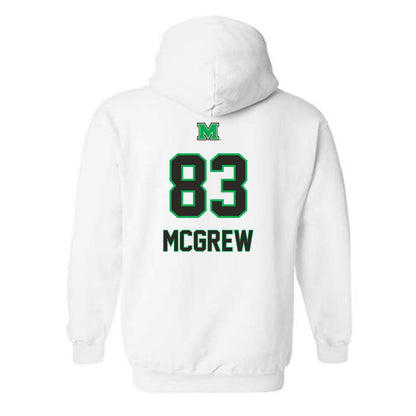 Marshall - NCAA Football : Rhett Mcgrew - Generic Shersey Hooded Sweatshirt-1