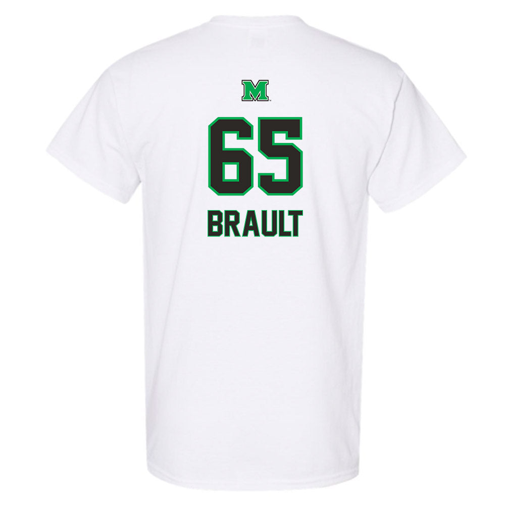Marshall - NCAA Football : Parker Brault - Generic Shersey T-Shirt-1