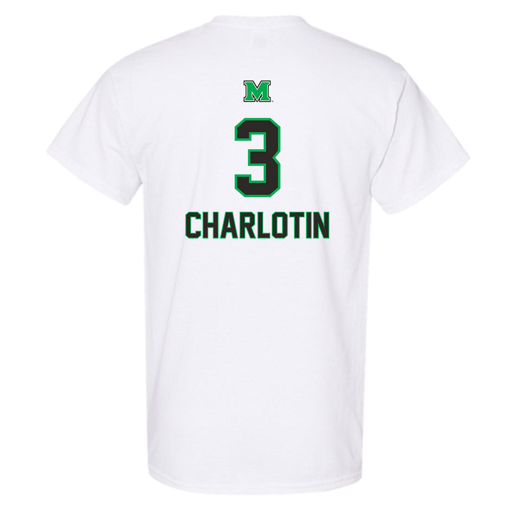 Marshall - NCAA Men's Basketball : Alex Charlotin - Generic Shersey T-Shirt-1