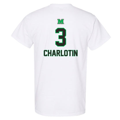 Marshall - NCAA Men's Basketball : Alex Charlotin - Generic Shersey T-Shirt-1