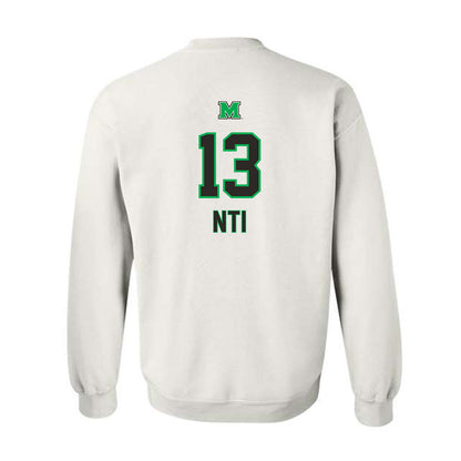 Marshall - NCAA Football : Camron Nti - Generic Shersey Crewneck Sweatshirt-1