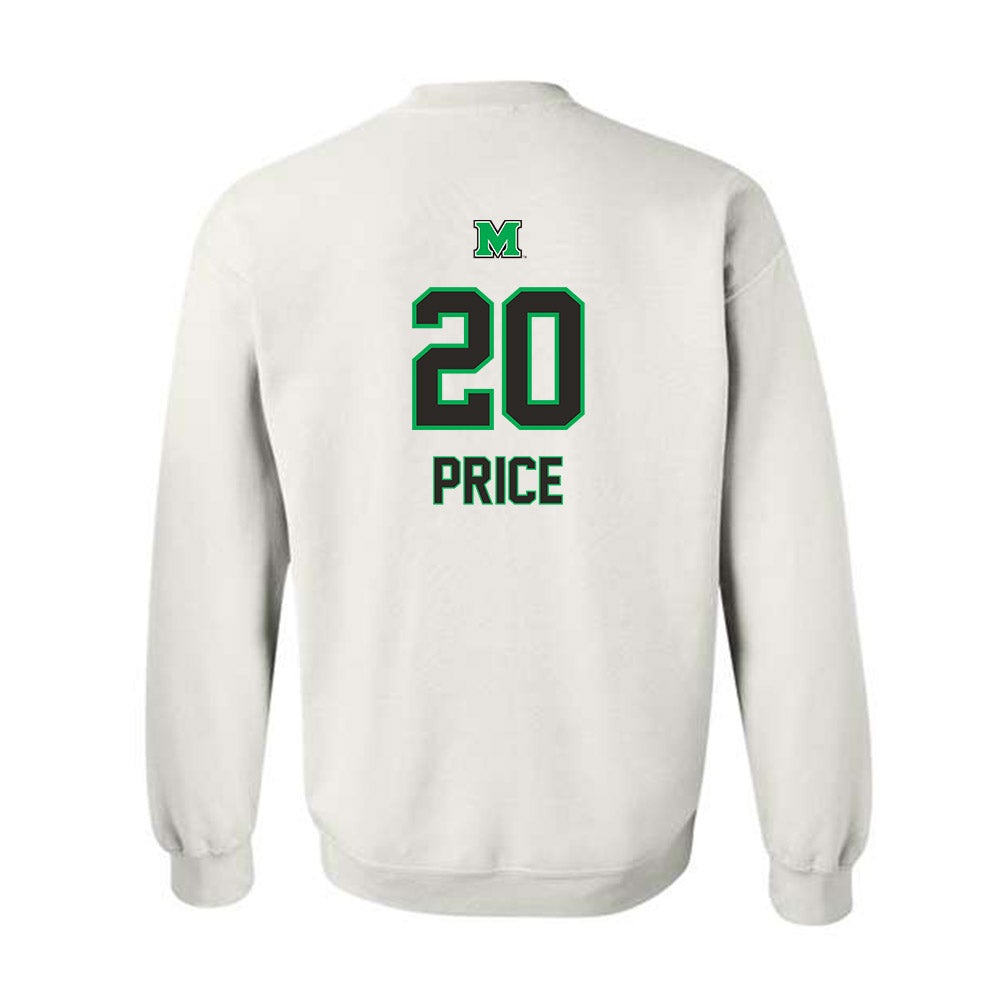 Marshall - NCAA Football : Judah Price - Generic Shersey Crewneck Sweatshirt-1