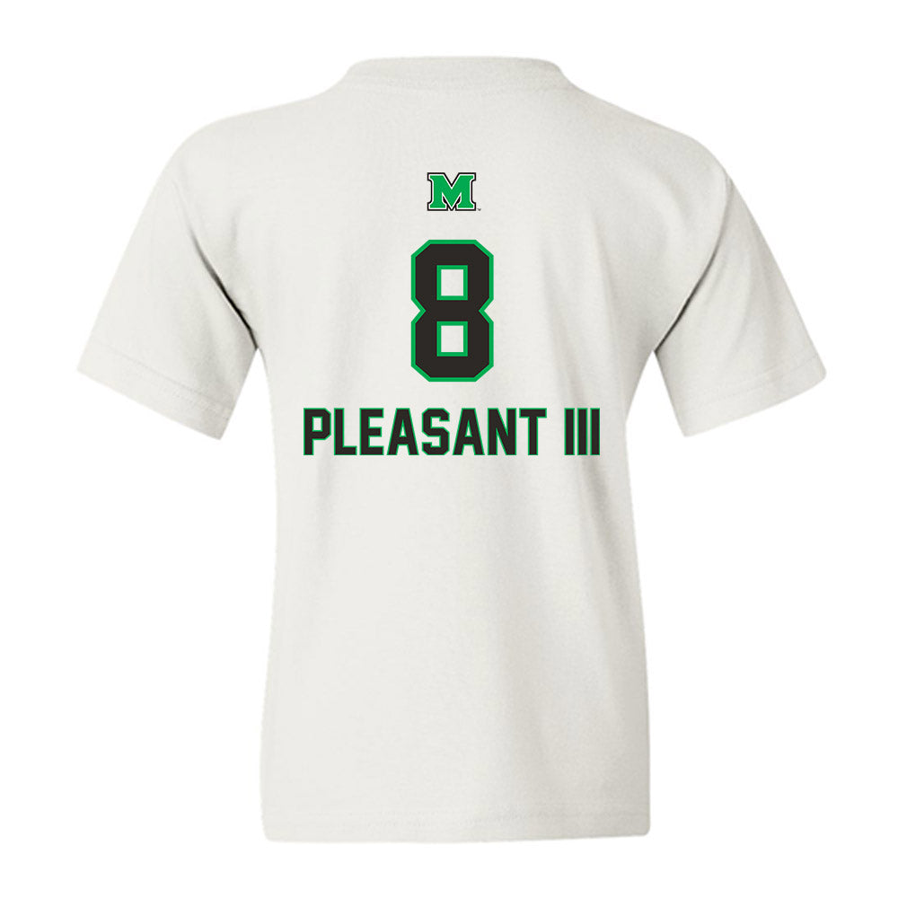 Marshall - NCAA Football : Eddie Pleasant III - Generic Shersey Youth T-Shirt-1