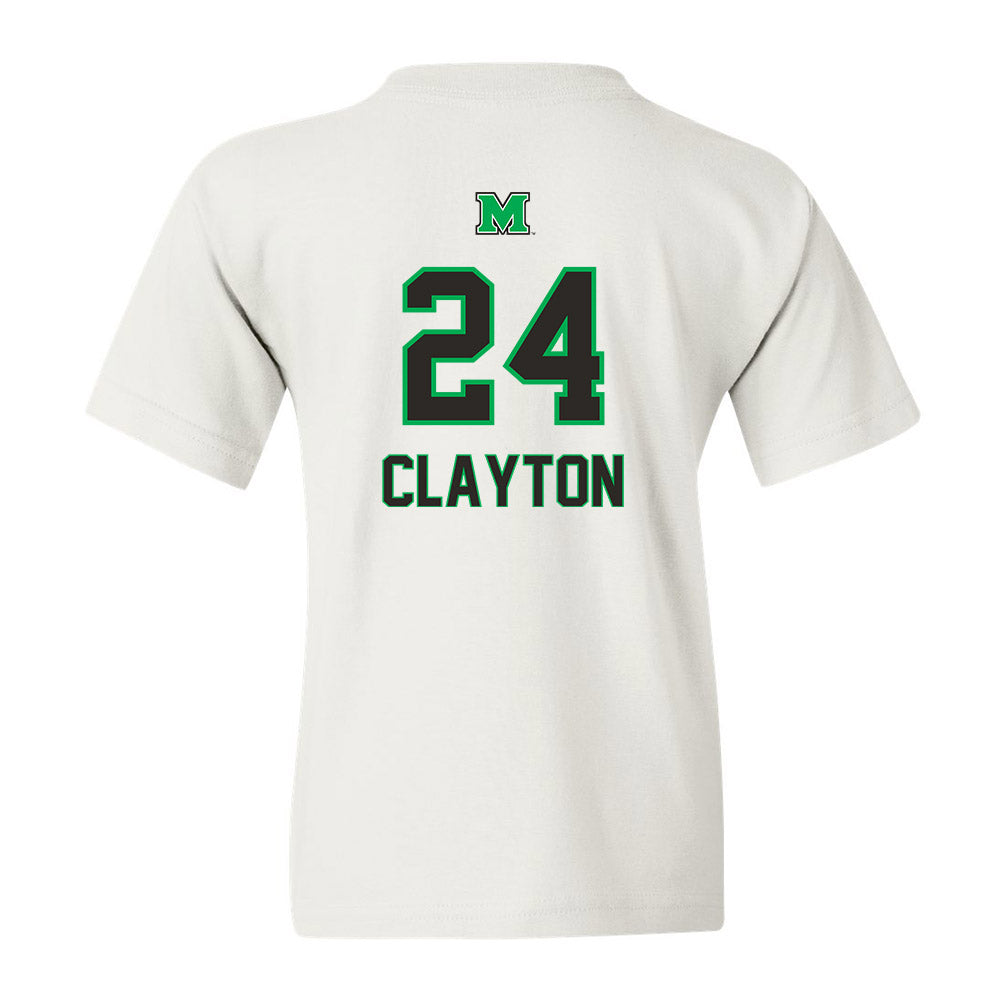 Marshall - NCAA Football : Jacarius Clayton - Generic Shersey Youth T-Shirt