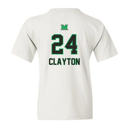 Marshall - NCAA Football : Jacarius Clayton - Generic Shersey Youth T-Shirt