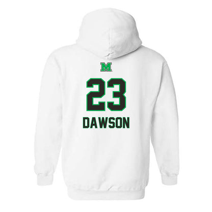 Marshall - NCAA Men's Basketball : Mikal Dawson - Generic Shersey Hooded Sweatshirt-1