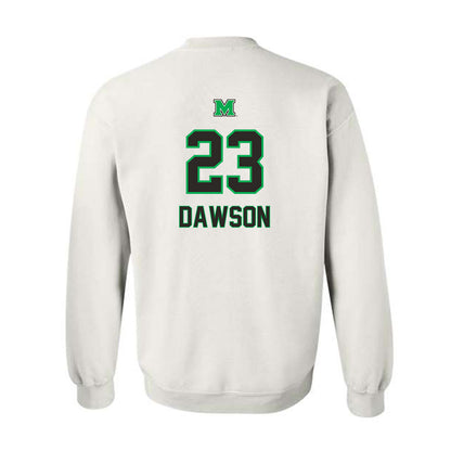 Marshall - NCAA Men's Basketball : Mikal Dawson - Generic Shersey Crewneck Sweatshirt-1