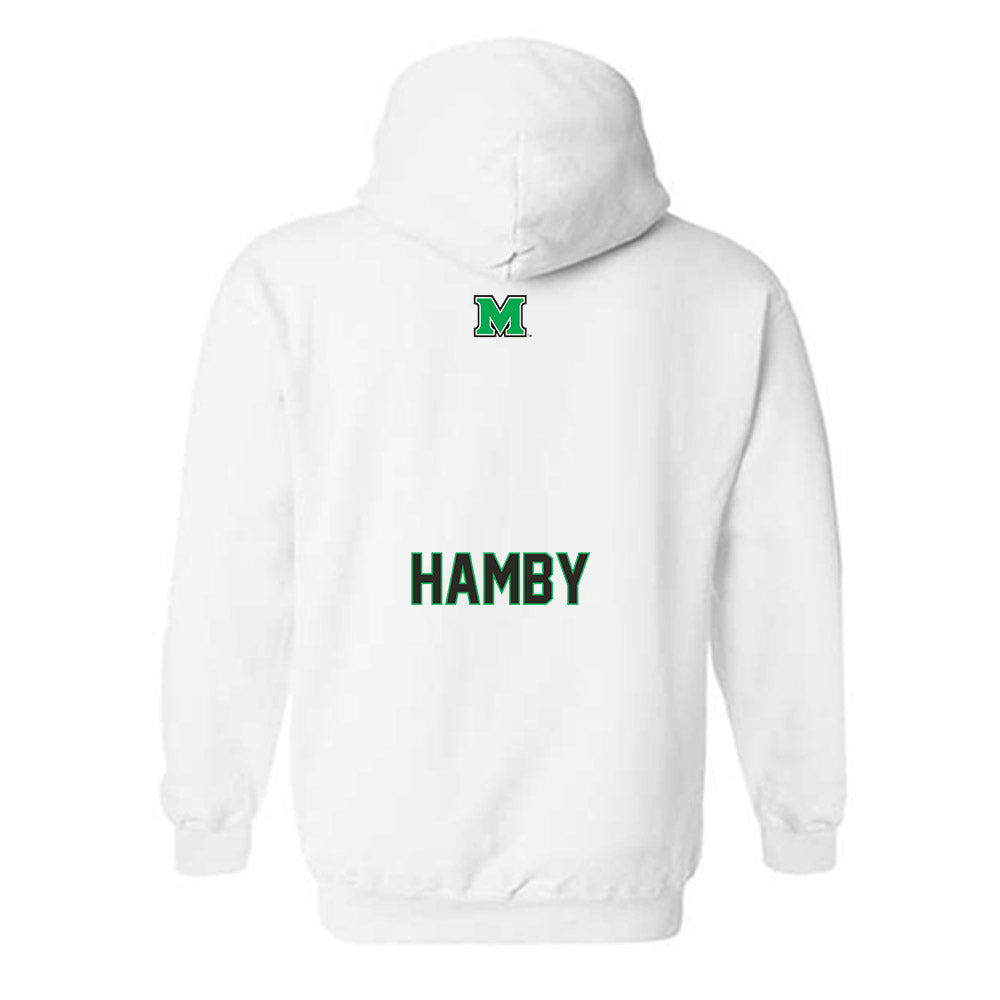 Marshall - NCAA Men's Track & Field : CamRon Hamby - Generic Shersey Hooded Sweatshirt-1