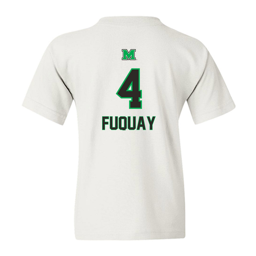 Marshall - NCAA Men's Basketball : Andrew Fuquay - Generic Shersey Youth T-Shirt-1