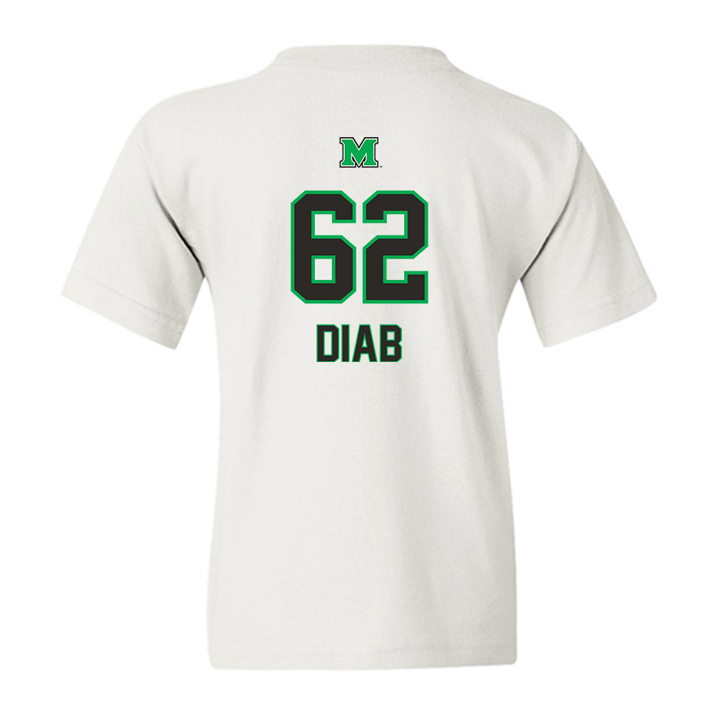 Marshall - NCAA Football : Marwan Diab - Generic Shersey Youth T-Shirt-1
