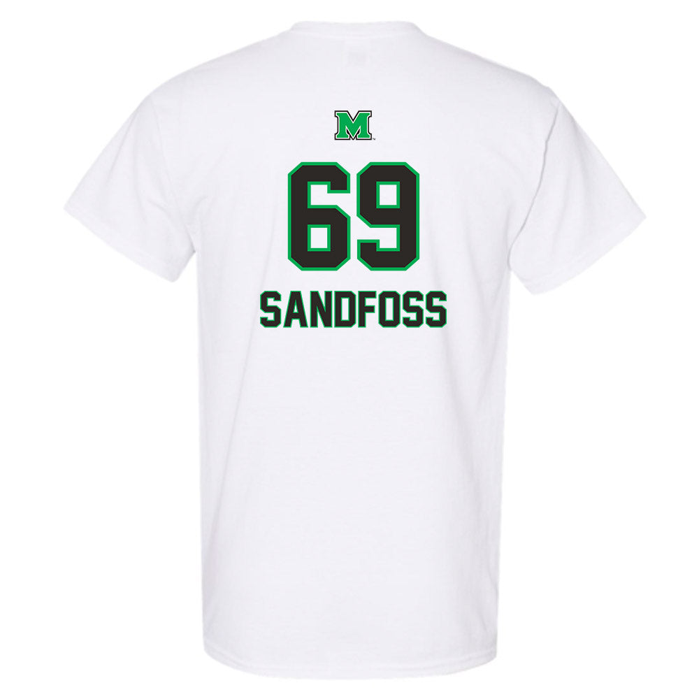 Marshall - NCAA Football : Will Sandfoss - Generic Shersey T-Shirt-1