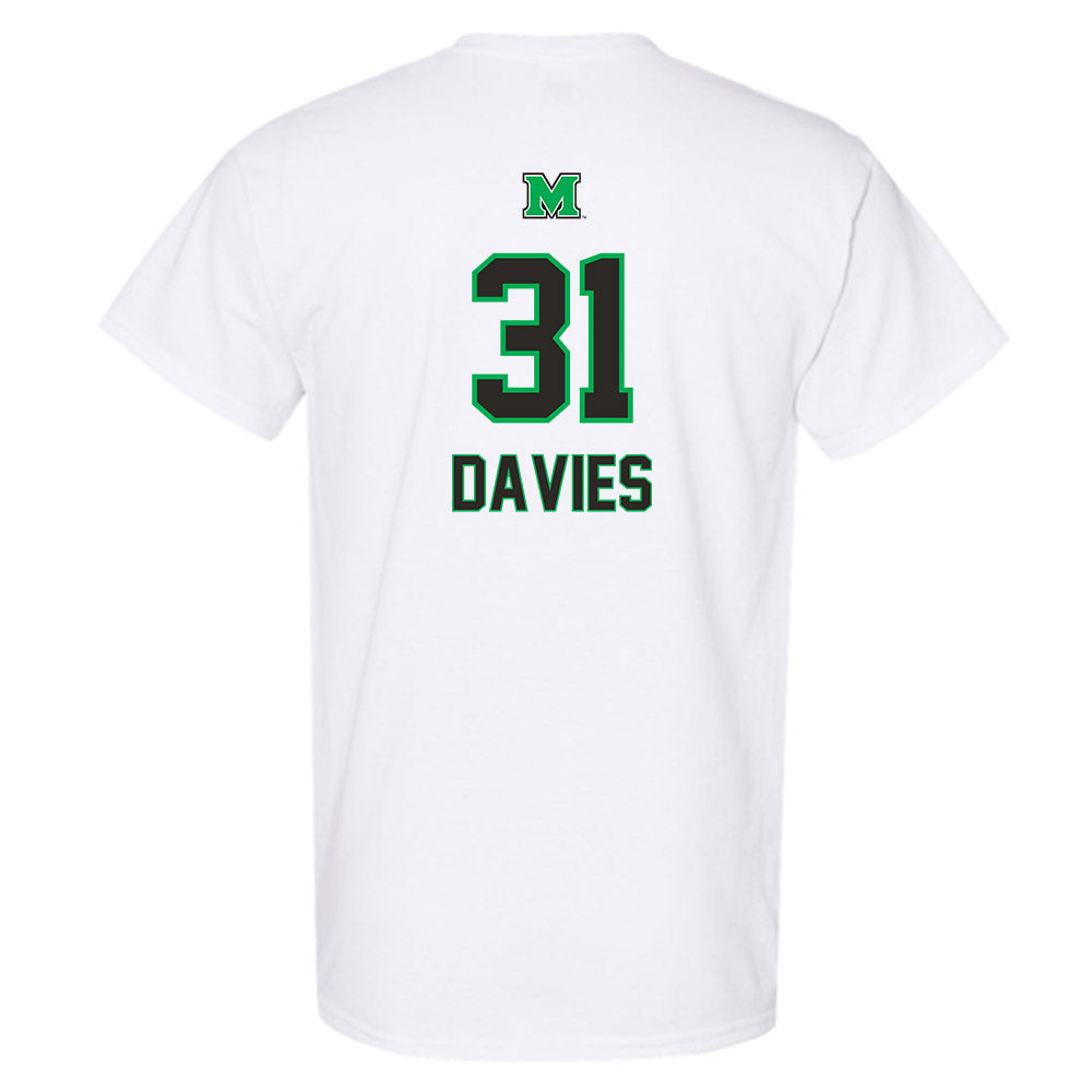 Marshall - NCAA Football : Brysen Davies - Generic Shersey T-Shirt-1
