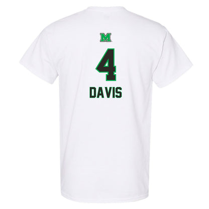 Marshall - NCAA Football : Philipp Davis - Generic Shersey T-Shirt-1