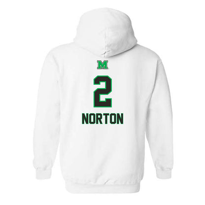 Marshall - NCAA Football : Adrian Norton - Generic Shersey Hooded Sweatshirt-1