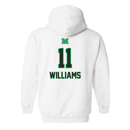 Marshall - NCAA Football : Drew Williams - Generic Shersey Hooded Sweatshirt-1