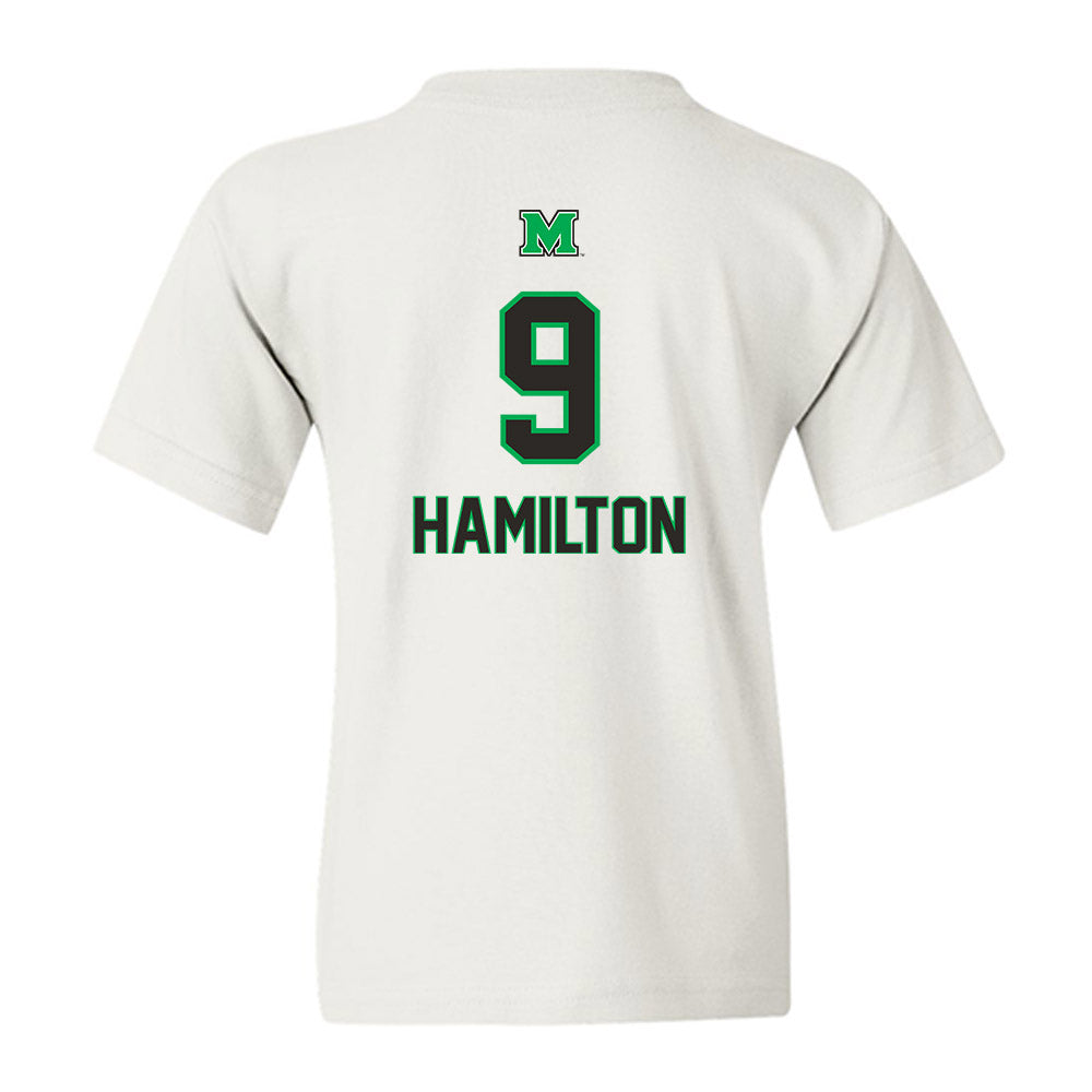 Marshall - NCAA Football : Christian Hamilton - Generic Shersey Youth T-Shirt-1
