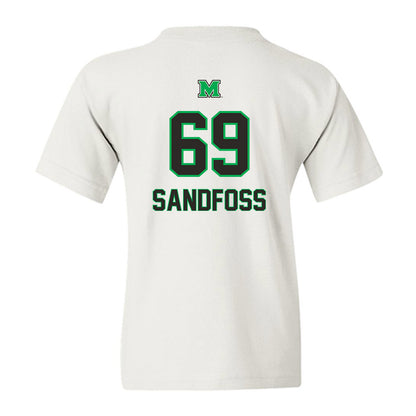 Marshall - NCAA Football : Will Sandfoss - Generic Shersey Youth T-Shirt-1