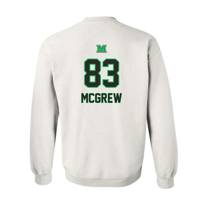 Marshall - NCAA Football : Rhett Mcgrew - Generic Shersey Crewneck Sweatshirt-1