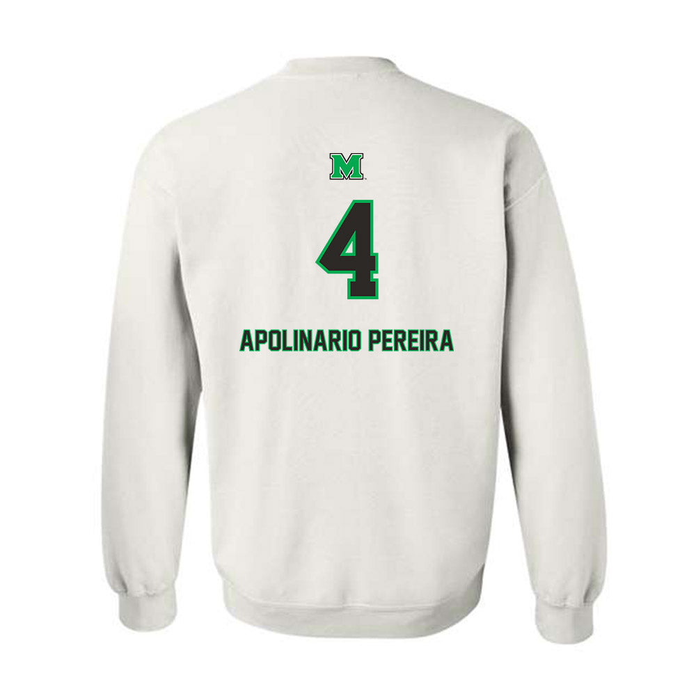 Marshall - NCAA Men's Soccer : Thiago Apolinario Pereira - Generic Shersey Crewneck Sweatshirt-1