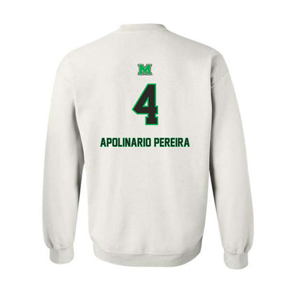 Marshall - NCAA Men's Soccer : Thiago Apolinario Pereira - Generic Shersey Crewneck Sweatshirt-1