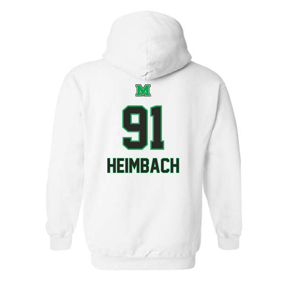 Marshall - NCAA Football : Cooper Heimbach - Generic Shersey Hooded Sweatshirt-1