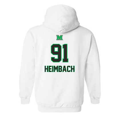 Marshall - NCAA Football : Cooper Heimbach - Generic Shersey Hooded Sweatshirt-1
