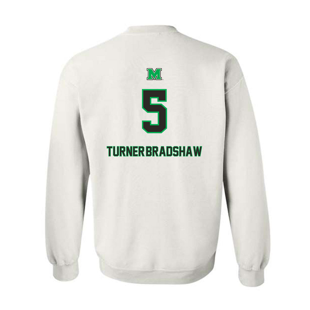 Marshall - NCAA Football : Xayvion Turner-Bradshaw - Generic Shersey Crewneck Sweatshirt-1