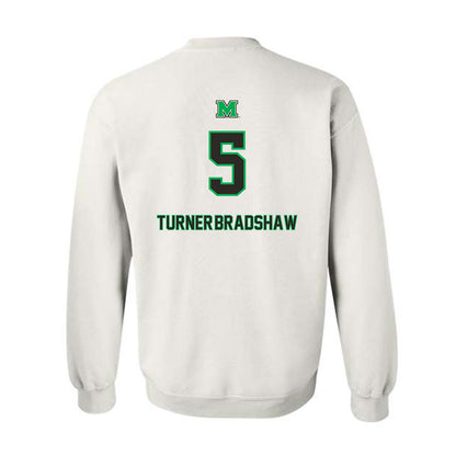 Marshall - NCAA Football : Xayvion Turner-Bradshaw - Generic Shersey Crewneck Sweatshirt-1