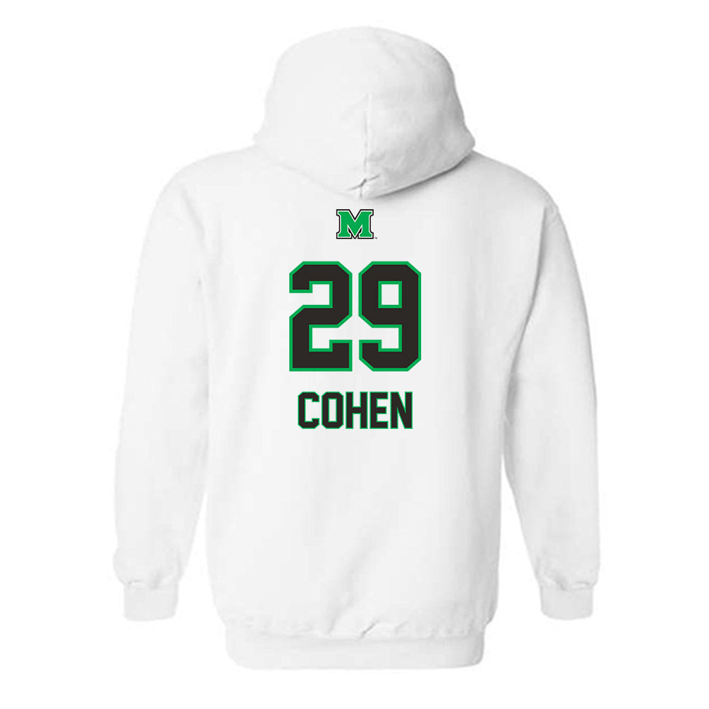 Marshall - NCAA Baseball : Ben Cohen - Generic Shersey Hooded Sweatshirt-1