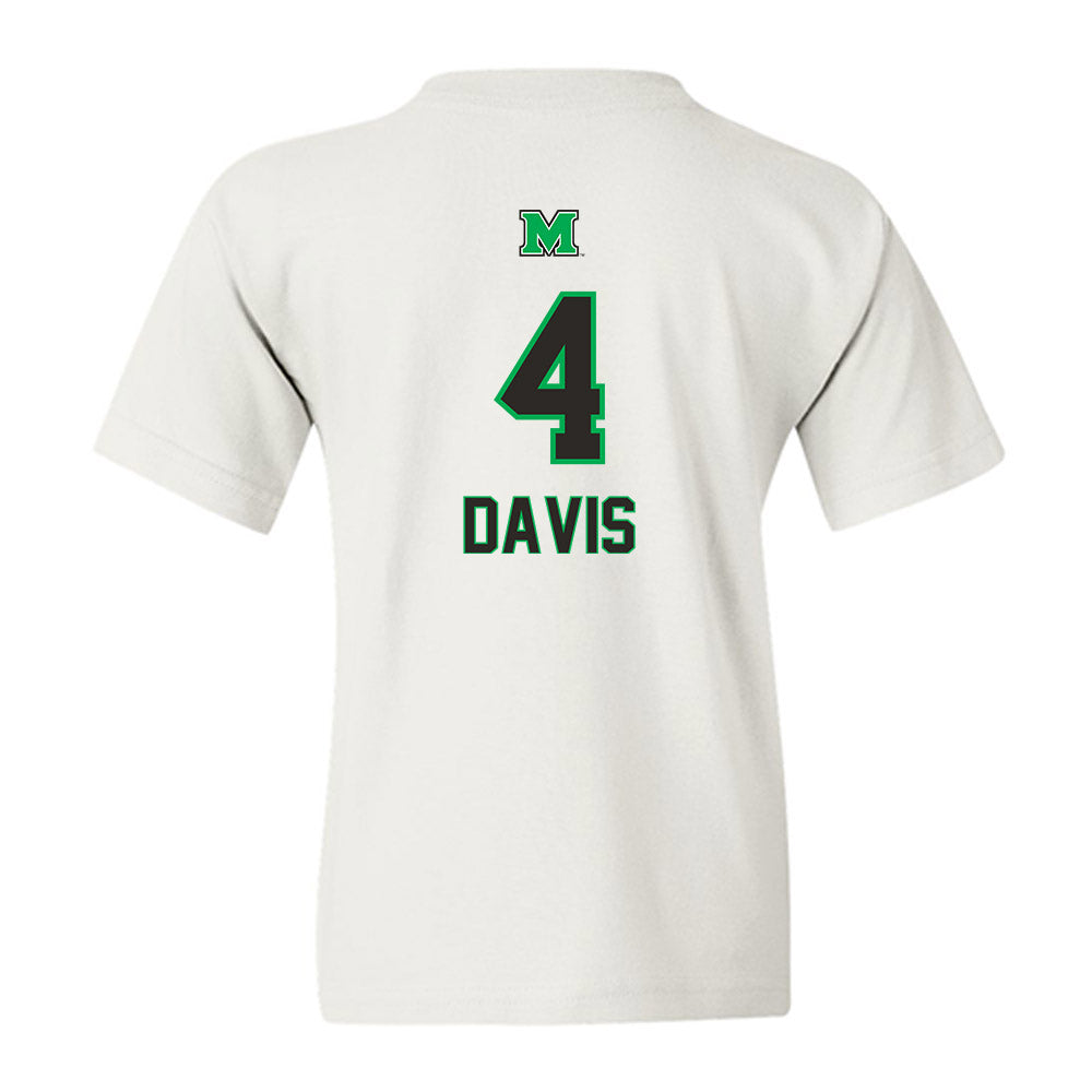 Marshall - NCAA Football : Philipp Davis - Generic Shersey Youth T-Shirt-1