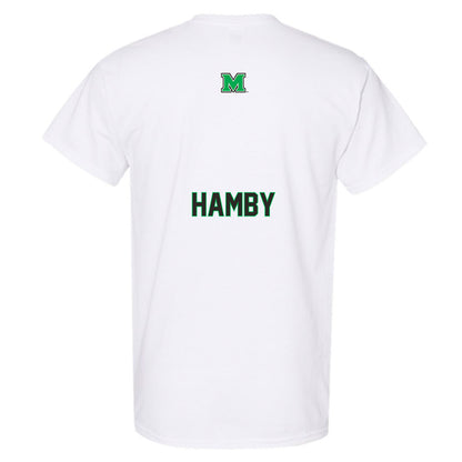 Marshall - NCAA Men's Track & Field : CamRon Hamby - Generic Shersey T-Shirt-1