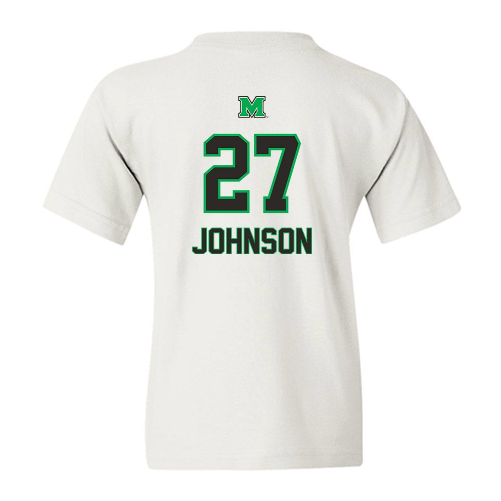 Marshall - NCAA Women's Soccer : Ruby Johnson - Generic Shersey Youth T-Shirt-1