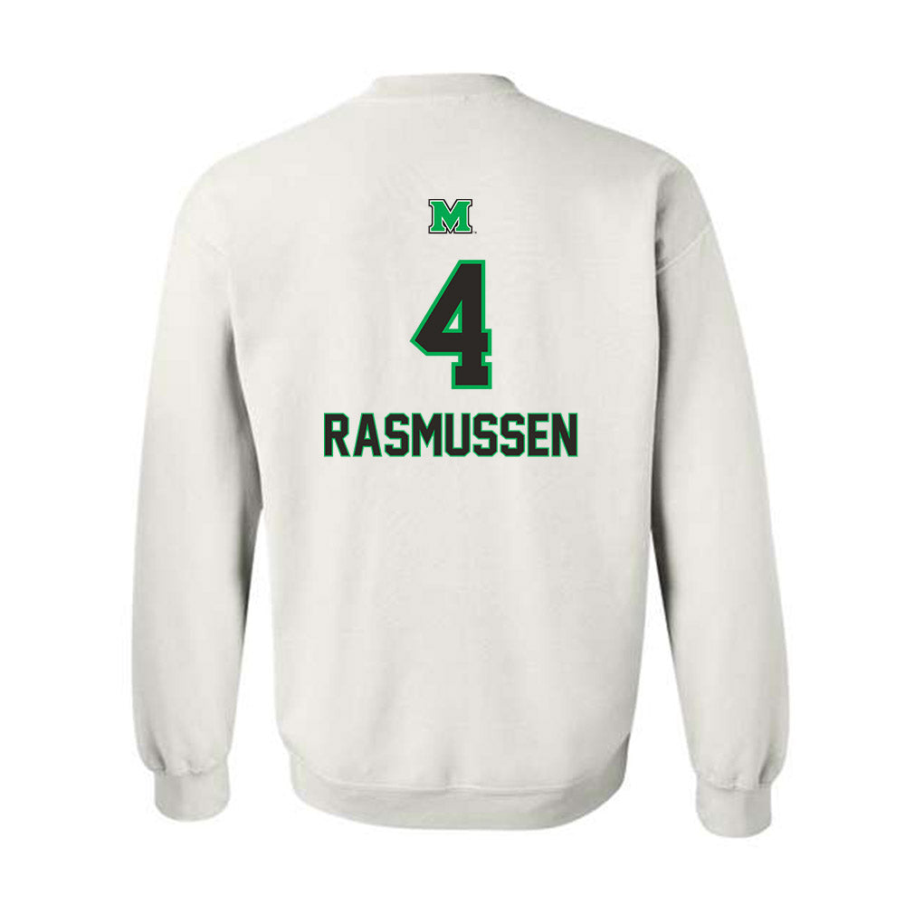 Marshall - NCAA Men's Basketball : Luke Rasmussen - Generic Shersey Crewneck Sweatshirt-1