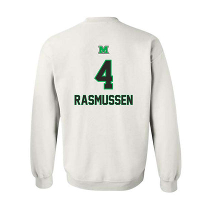 Marshall - NCAA Men's Basketball : Luke Rasmussen - Generic Shersey Crewneck Sweatshirt-1