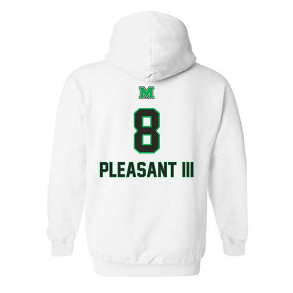 Marshall - NCAA Football : Eddie Pleasant III - Generic Shersey Hooded Sweatshirt-1