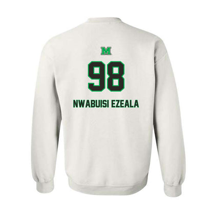 Marshall - NCAA Football : Terry Nwabuisi Ezeala - Generic Shersey Crewneck Sweatshirt-1