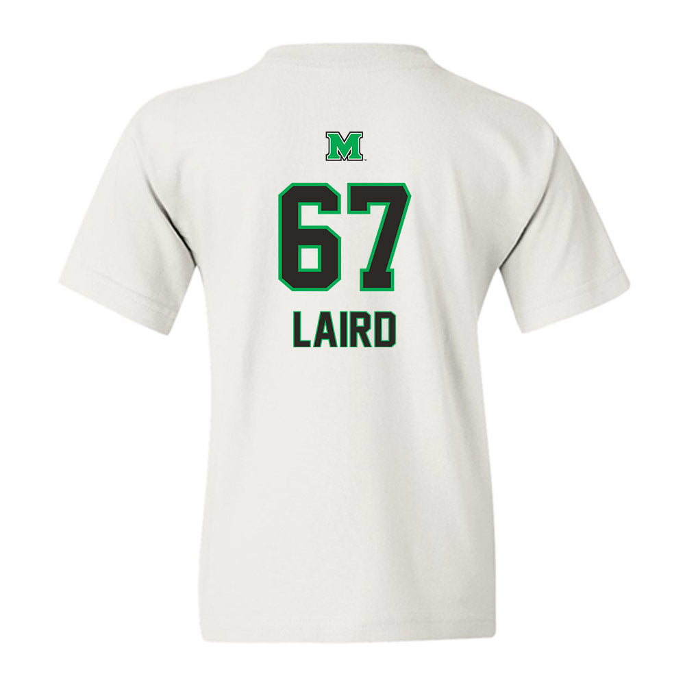 Marshall - NCAA Football : Jack Laird - Generic Shersey Youth T-Shirt-1