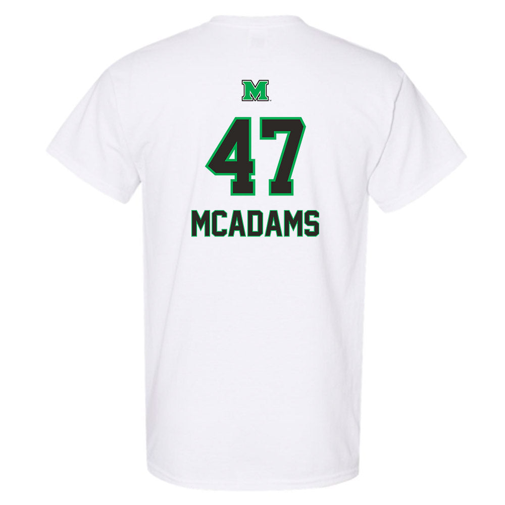 Marshall - NCAA Football : EahJay McAdams - Generic Shersey T-Shirt-1