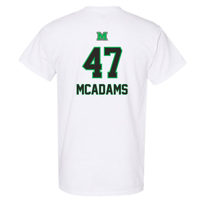 Marshall - NCAA Football : EahJay McAdams - Generic Shersey T-Shirt-1