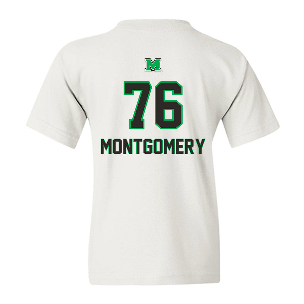 Marshall - NCAA Football : Tariq Montgomery - Generic Shersey Youth T-Shirt-1