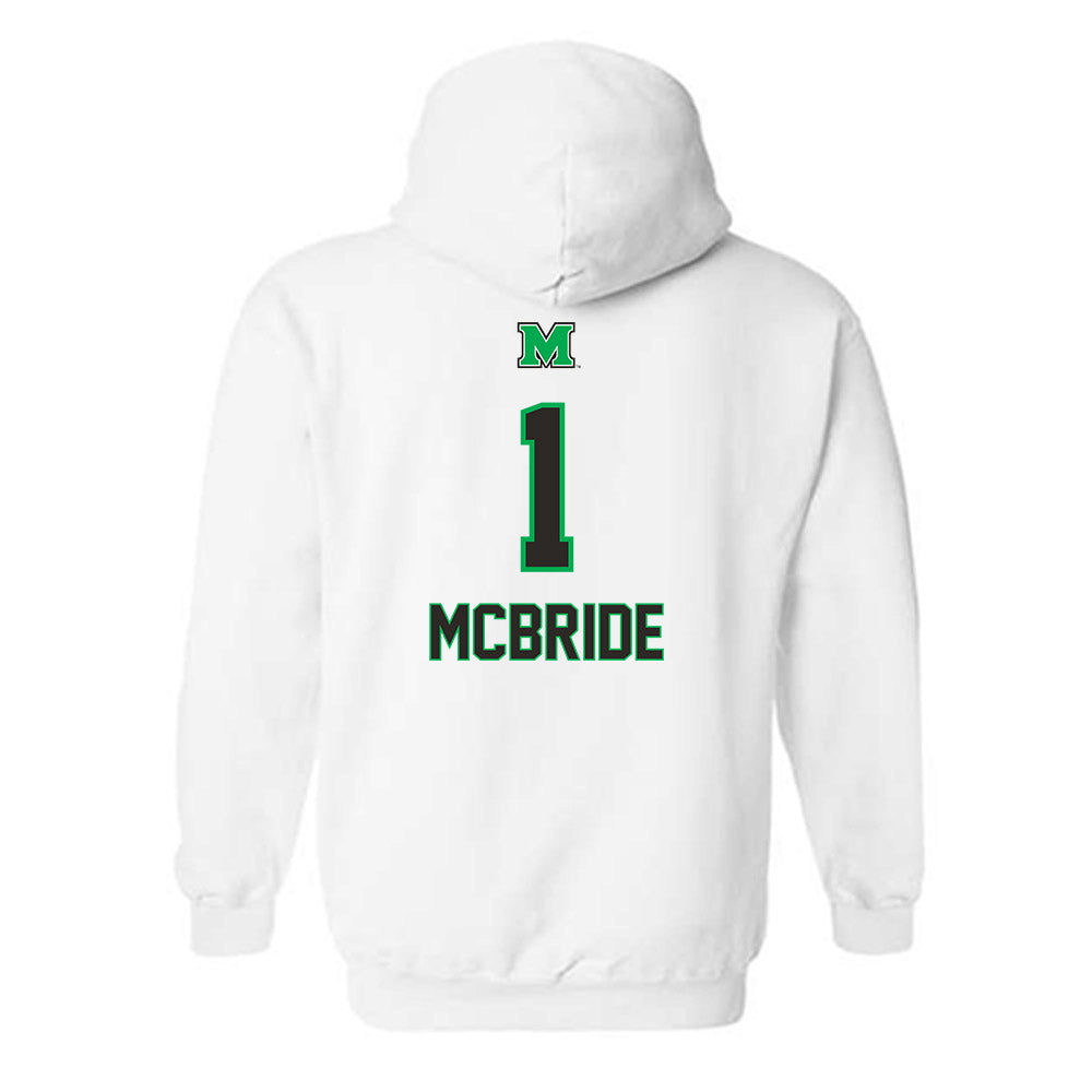 Marshall - NCAA Football : Kelvon McBride - Generic Shersey Hooded Sweatshirt-1
