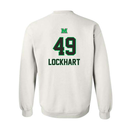 Marshall - NCAA Football : Mekhi Lockhart - Generic Shersey Crewneck Sweatshirt-1