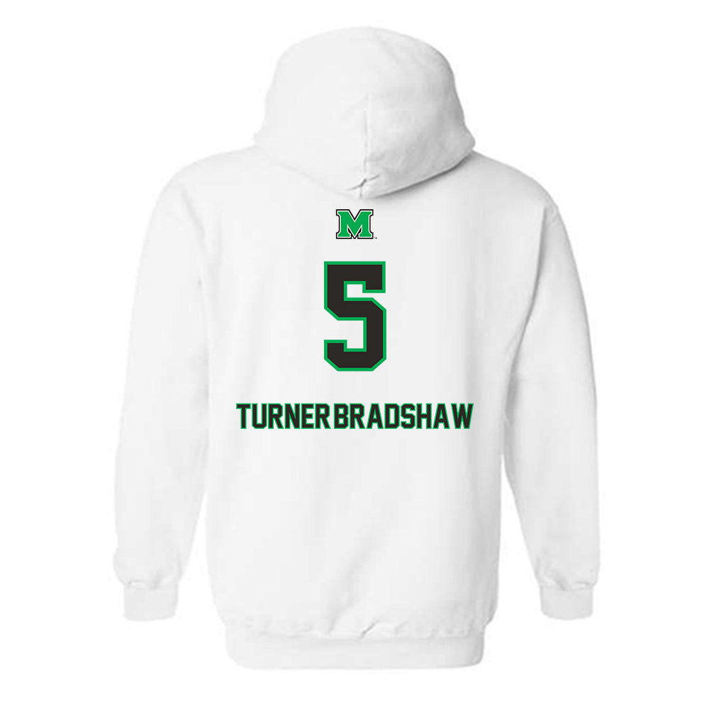 Marshall - NCAA Football : Xayvion Turner-Bradshaw - Generic Shersey Hooded Sweatshirt-1