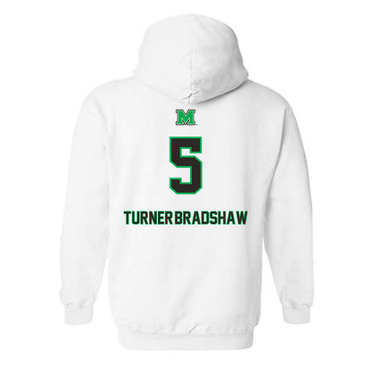 Marshall - NCAA Football : Xayvion Turner-Bradshaw - Generic Shersey Hooded Sweatshirt-1