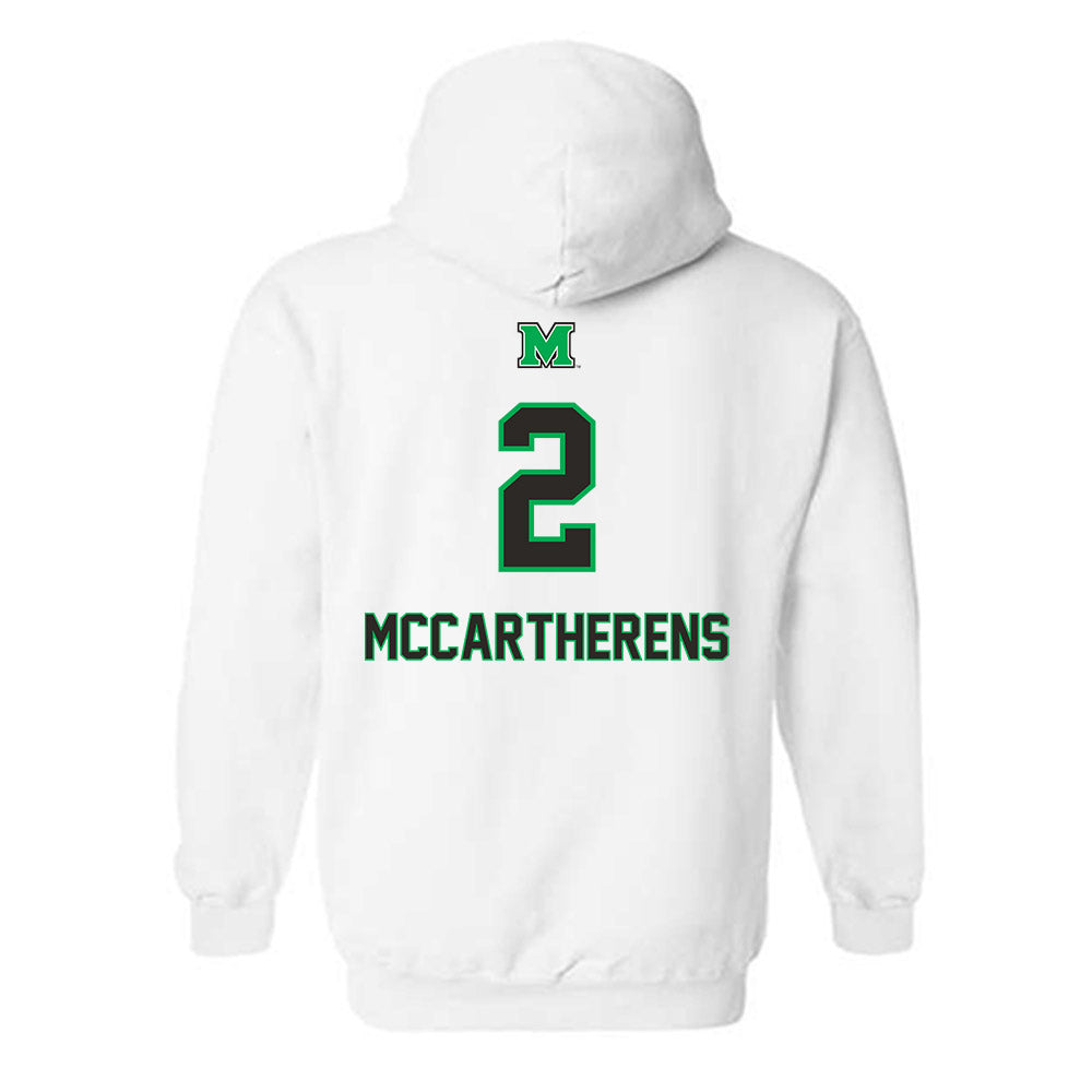 Marshall - NCAA Football : Charles McCartherens - Generic Shersey Hooded Sweatshirt-1