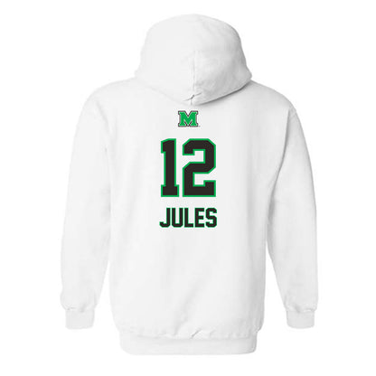Marshall - NCAA Football : Louikenzy Jules - Generic Shersey Hooded Sweatshirt-1