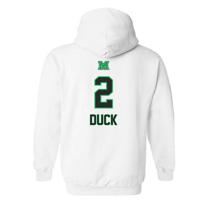 Marshall - NCAA Softball : Bekah Duck - Generic Shersey Hooded Sweatshirt-1