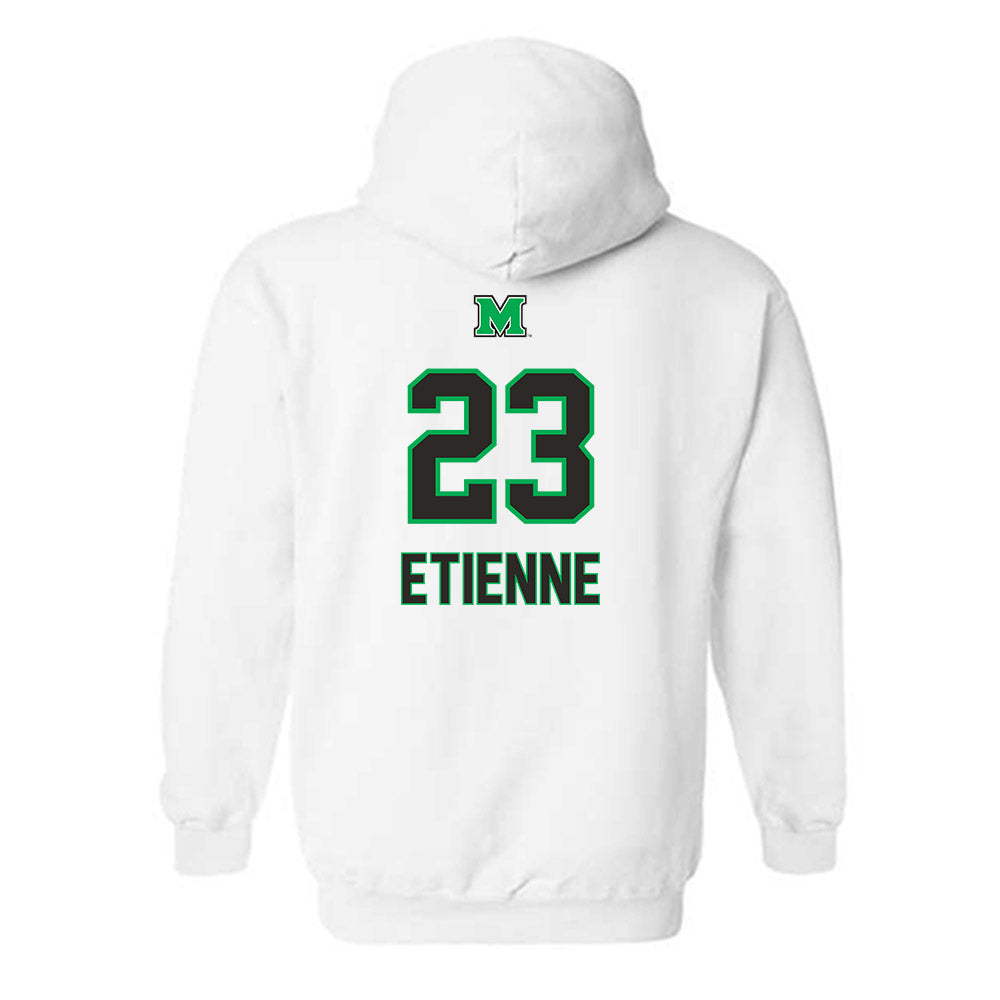 Marshall - NCAA Football : Samuel Etienne - Generic Shersey Hooded Sweatshirt-1